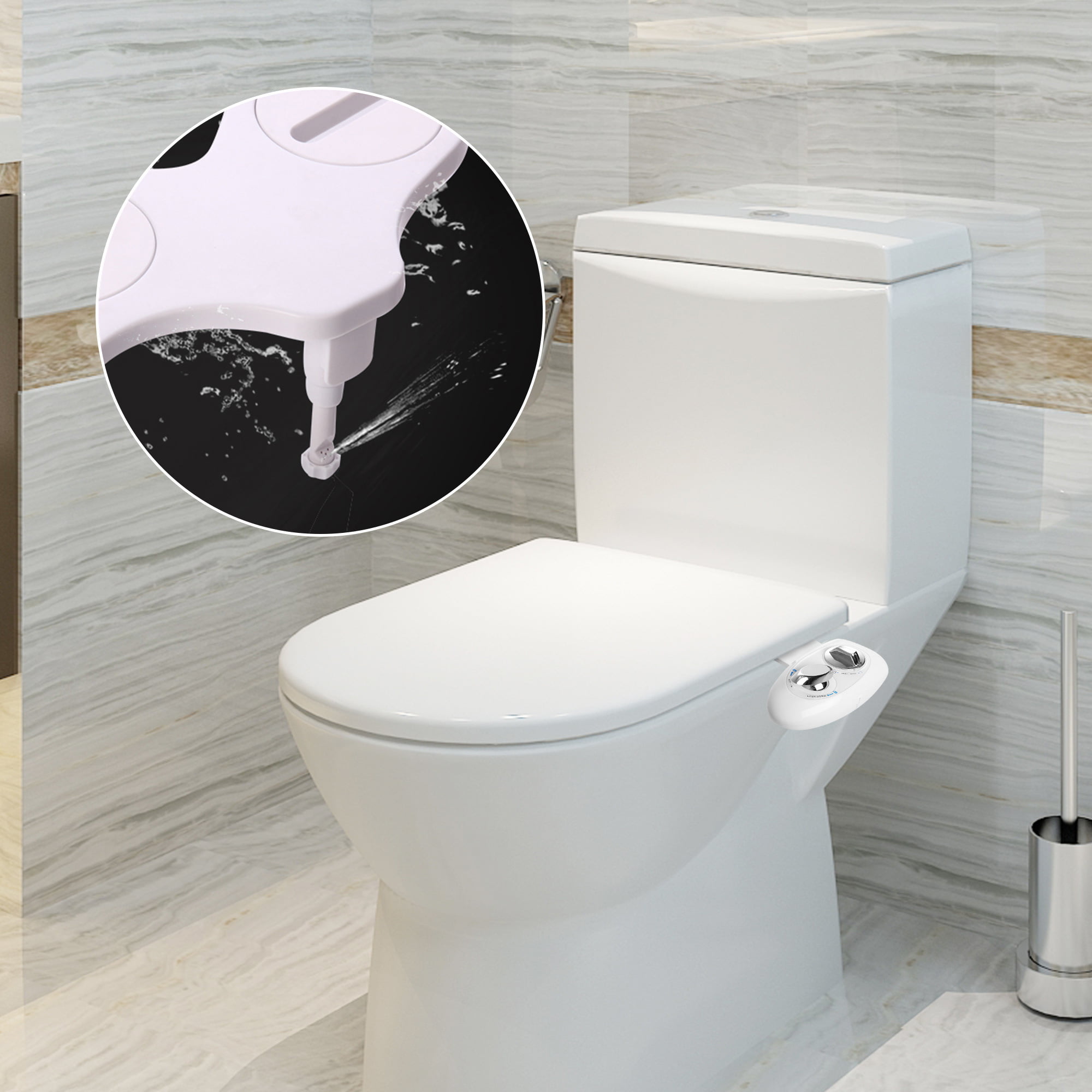 Hygiene Bidet Toilet Seat Attachment non-electric toilet self-cleaning Nozzle