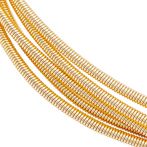 1 Strand 24k Gold Plated Designer Copper Casting Round Ball Beads- 11mm -  Jewelry Making - 9 Inches GPC875