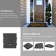 thumbnail image 2 of Plastic Slope Ramp Plastic Threshold Ramp Portable Lightweight Outdoor Ramp, 2 of 4