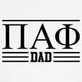 thumbnail image 3 of CafePress - Pi Alpha Phi Dad Baseball Jersey - Cotton Baseball Jersey, 3/4 Raglan Sleeve Shirt, 3 of 4