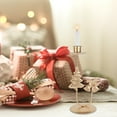 thumbnail image 4 of AMERTEER Retro Christmas Decorations Creative Candlestick Decoration Christmas Items Iron Candlestick, 4 of 11