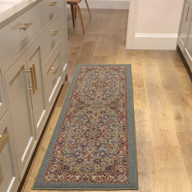 Sweet Home Stores Medallion Design NonSlip Rubber Backing Area or