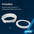 thumbnail image 6 of Camco Pop-a-Plate Paper/Plastic Plate Dispenser, Mounts to Walls and Cabinets (57001), 6 of 10