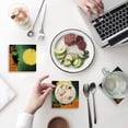 thumbnail image 1 of FMSHPON Happy Halloween Night Set of 6 Coaster for Drinks, Absorbent Ceramic Stone Coasters Cup Mat with Cork Base for Home Kitchen Room Coffee Table Bar Decor, 1 of 4