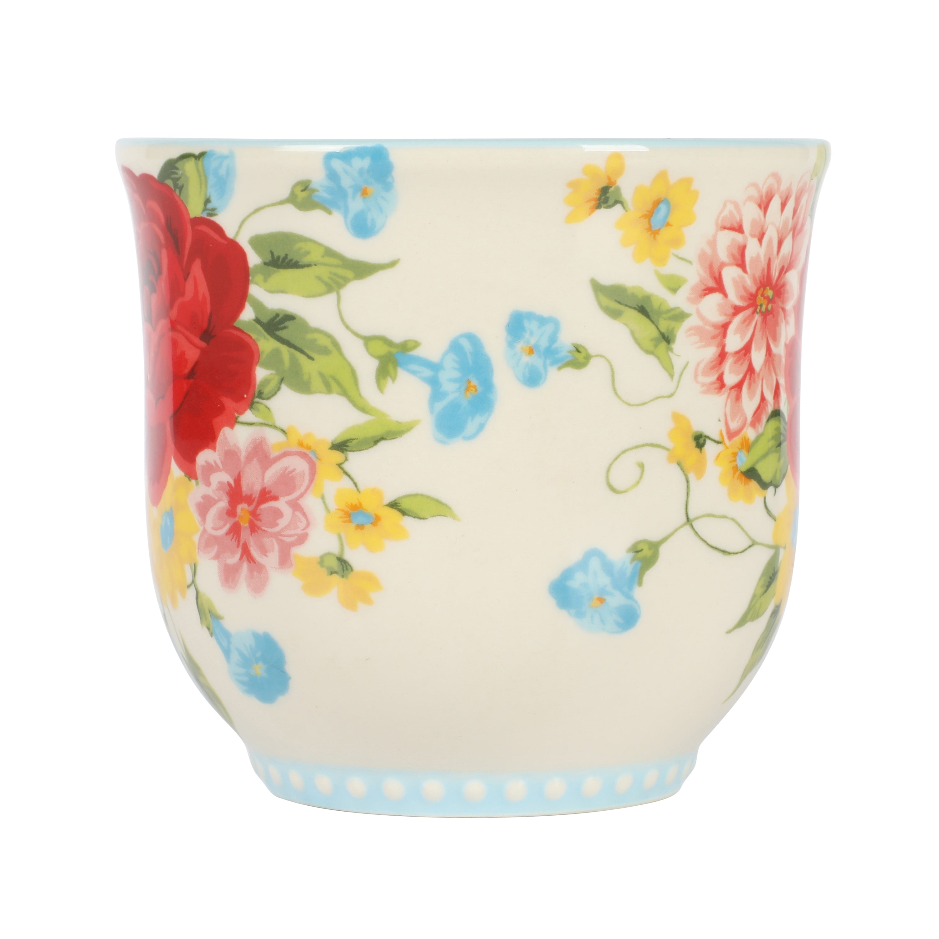 (2 pack) The Pioneer Woman Dinnerware 14.5 oz Nature & Floral Pink Sweet Rose Ceramic Mugs