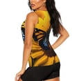 thumbnail image 3 of Lsque Butterfly On Sunflower Printed Workout Tank Tops for Women, Athletic Sports Tank Tops, Compression Sleeveless Dry Fit Shirts,Sleeveless Yoga Shirt-X-Large, 3 of 9