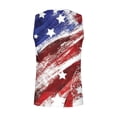 thumbnail image 4 of Penkiiy Independence Day Men's Tank Tops 3D Printed Graphic Sleeveless Muscle Tank Tops Mens Shirt for Workout Gym Jogging 2XL Wine, 4 of 4