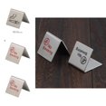thumbnail image 1 of No Smoking Sign Stainless Steel Double Sides Noticeable Clear Printed Stable Non-Smoking Warning Sign for Restaurant, 1 of 8