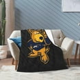 thumbnail image 6 of University of Akron Fleece Blanket, Very Soft Microfiber Flannel Blanket for Couch Warm and Cozy for All Seasons, Black, 6 of 6