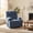 Blue, variant on Garvee Oversized Wide Recliner Chair-Heat and Vibration Massage, 360° Swivel Rocker Chair, Manual Recliner with Cup Holders & Side Pocket