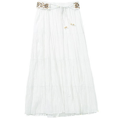 White Stag - Women's Plus Tiered Crinkle Skirt