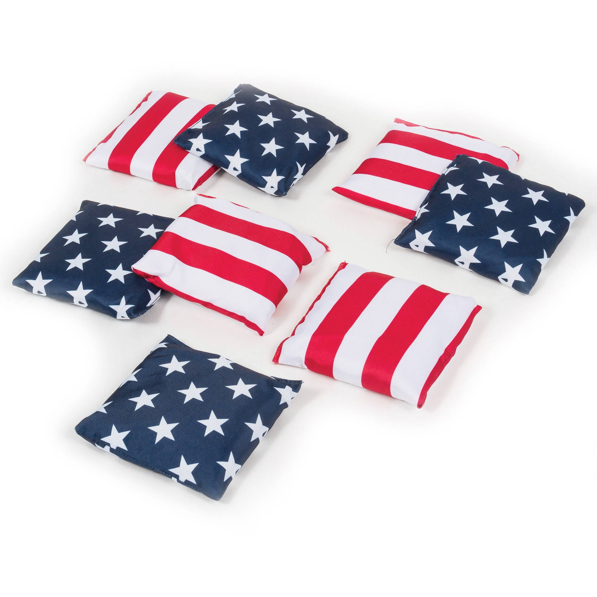 Cornhole Bean Bag Toss Game American Stars Stripes USA Flag Bags