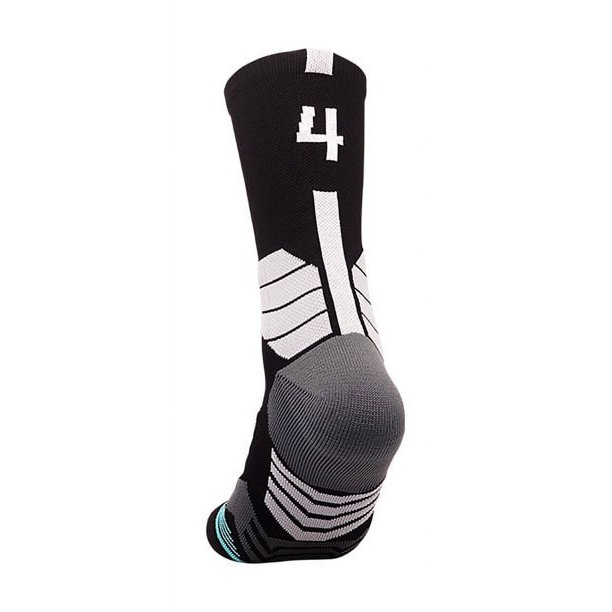 Calcetines de baloncesto digitales para hombre, calcetines deportivos profesionales con fondo de toalla grueso, calcetines de tubo medio de élite para mujer, calcetines de caña alta