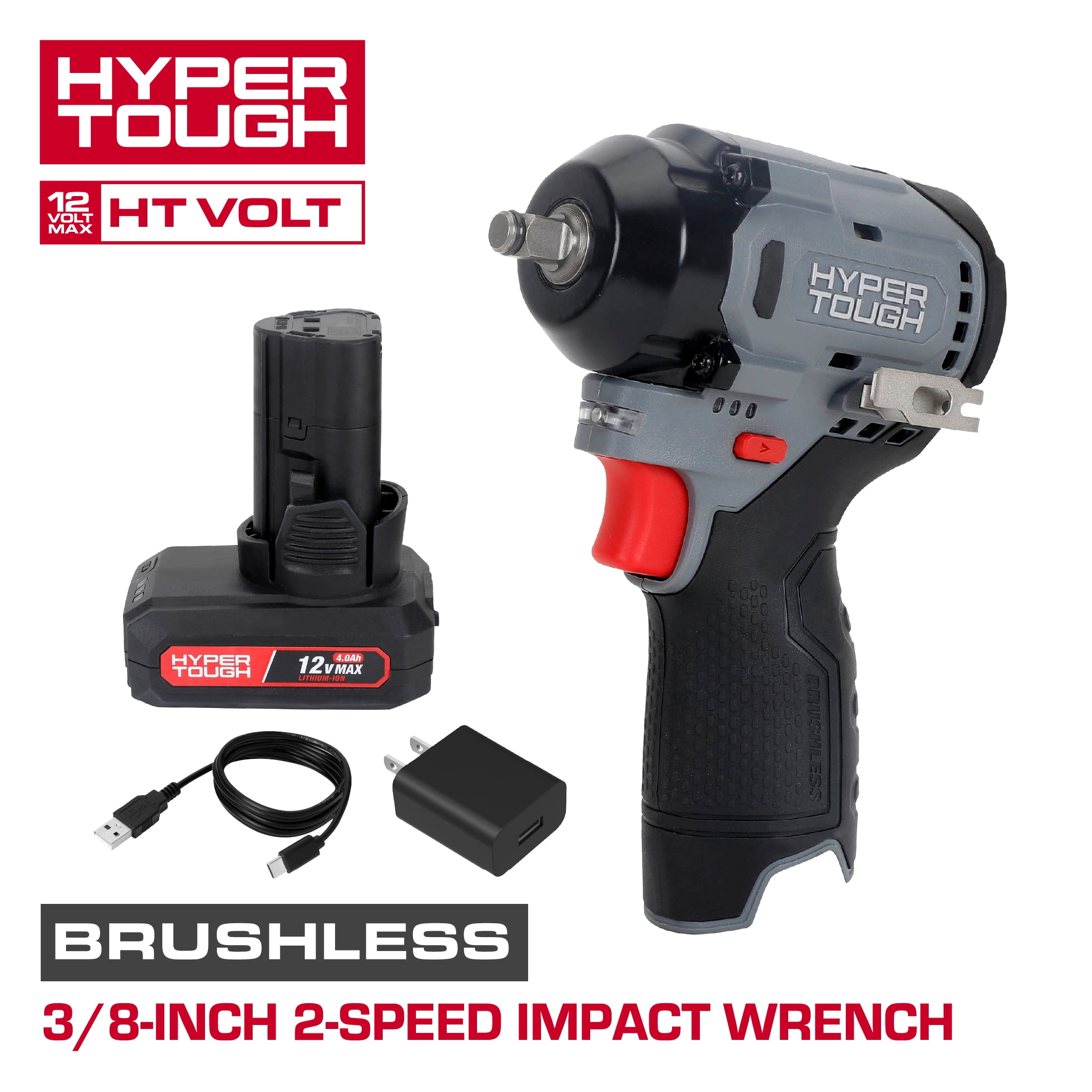 Hyper Tough 12V Brushless Impact Wrench