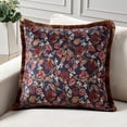 thumbnail image 2 of Home Decor Collection 20" x 20" Greystone Floral Velvet Decorative Pillow, 2 of 5