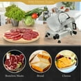 thumbnail image 2 of 12 in. Blade 110V Commercial Blade, Home Deli Food Slicer Electric Meat Slicer, NSF, 2 of 14