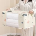 thumbnail image 3 of Non-woven Foldable Storage Box organizer Portable Clothes Organizer Tidy Suitcase Home Storage Box Quilt Storage Container Bag, 3 of 7
