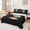 Black 02, variant on Feelyou Sweet Baseball Queen Sheets for Girls, Candy Sprinkle Queen Sheet Sets, Pink Blue Black, 4-Piece, 1 Flat Sheet, 1 Fitted Sheet and 2 Pillowcases