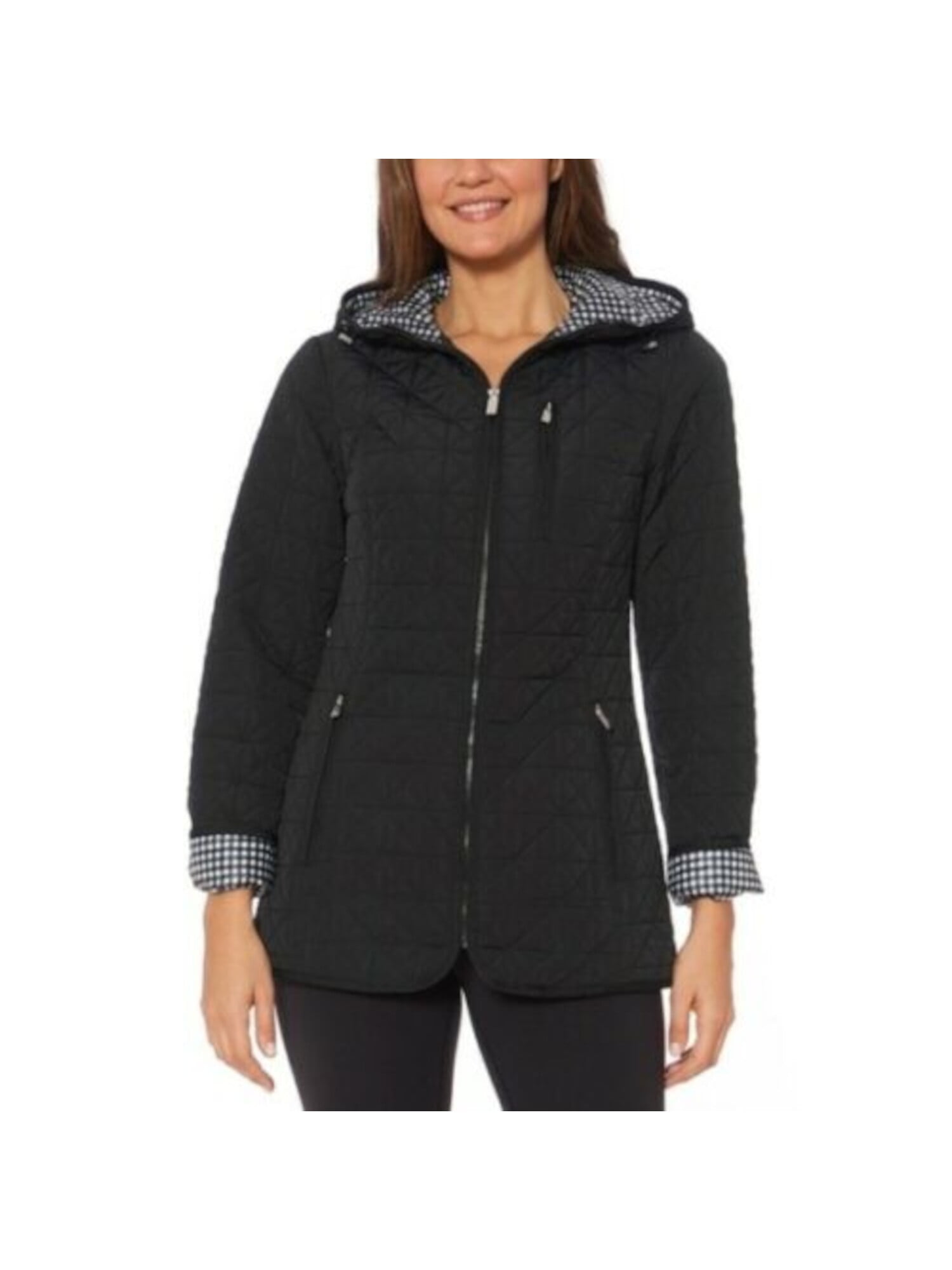 women's weathercast hooded heavyweight jacket