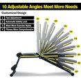 thumbnail image 3 of Adjustable Weight Bench, Foldable Workout Benches for Home Gym, 10 Backrest Position Exercise Bench for Strength Training, Upgraded Thickened Steel Support Max Capacity 700LBs, 3 of 9