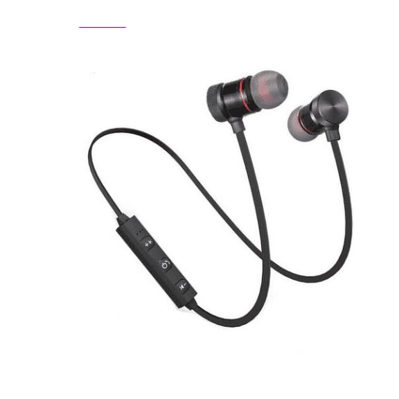 01 magnetic wireless Bluetooth headset Amazon explosion models electronic stereo headset sports Bluetooth headset