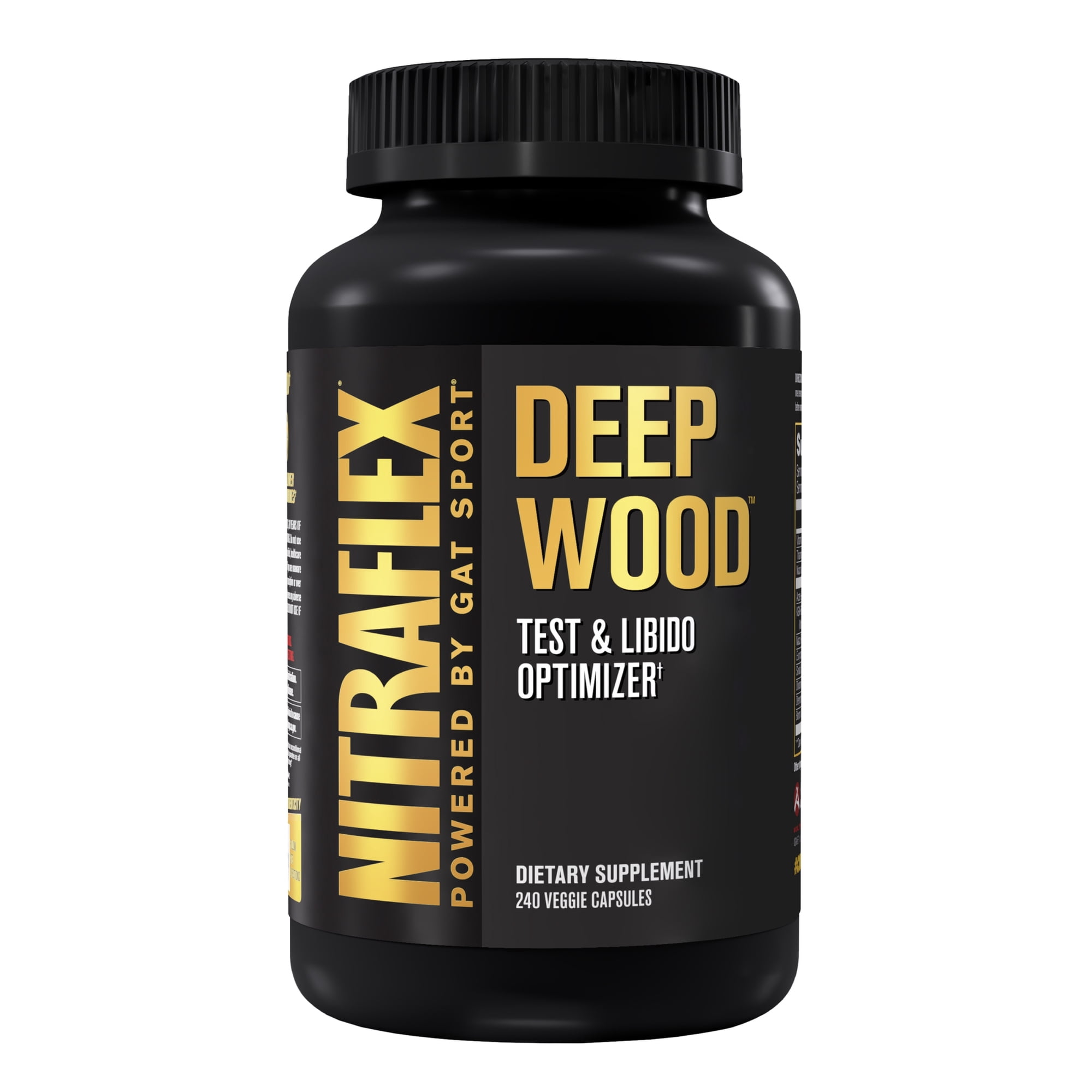 GAT SPORT NITRAFLEX DEEP WOOD, 120 Vegetable Capsules (30 Servings)