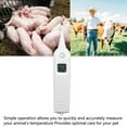 thumbnail image 3 of Animal Electronic Ehermometer, High Sensitivity Simple  Lightweight Accurate Pet  Professional Durable  for Cattle for Poultry for Dog, 3 of 8