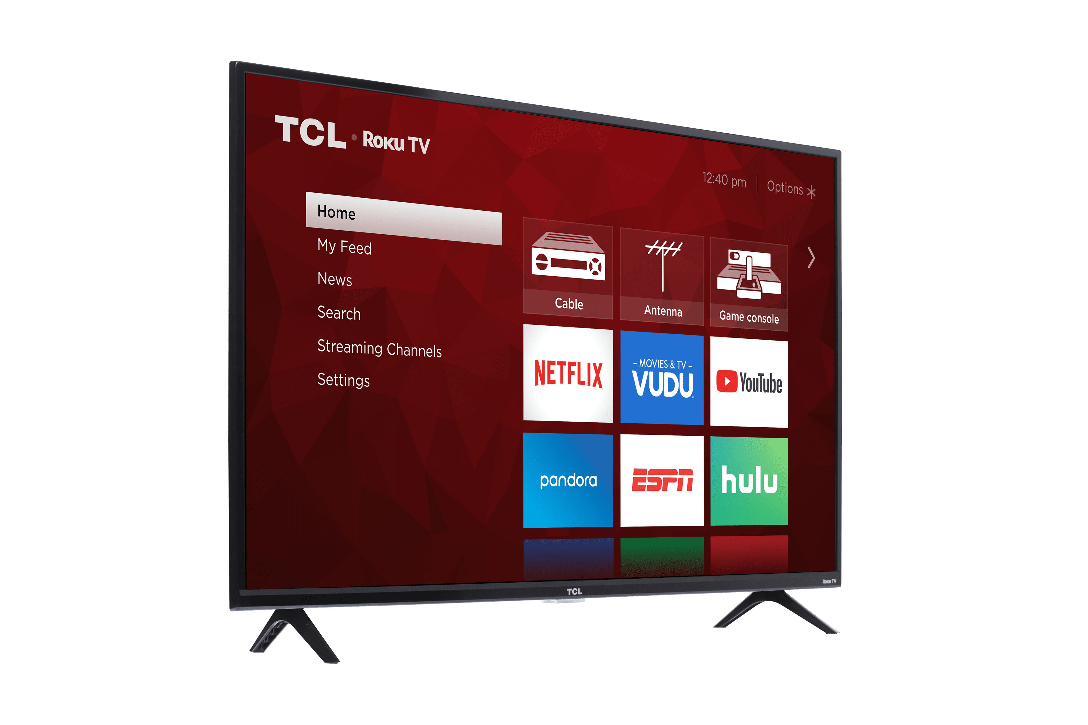 TCL 43" Class 4K UHD LED Smart Roku TV 4 Series 43S425