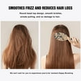 thumbnail image 5 of Boho Chic Paisley Hair Brush - Round-Tip Bristles for Gentle Detangling, Anti-Frizz & Scalp Massage, Ergonomic Handle for All Hair Types, 5 of 5