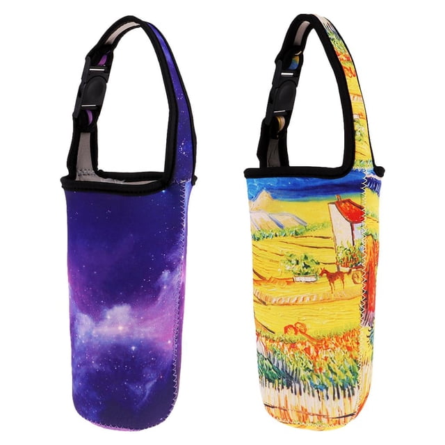 2 Portavasos DYNWAVEMX funda para botella de agua viajes al aire libre violeta