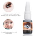 thumbnail image 2 of Colle pour Cils Protéine de Soie Faux Cils Extension Légère Stimulation Greffage Colle Noire Adhésive Cils, 2 of 8