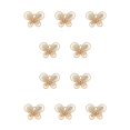 thumbnail image 3 of Jumpingount Bufanda Anillo Bufandas Broche Scalewing Estilo Regalos para Mujer Pañuelo Blanco Type1 NO1, 3 of 6