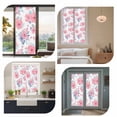 thumbnail image 7 of Pink Watercolor Floral Window Privacy Film, Spring Flower Abstract Art Static Cling UV Sun Blocking Heat Control Window Tint Day and Night, Non-Adhesive One Way Windows Privacy Cover 29.5''x78.7'', 7 of 7