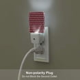 thumbnail image 5 of Rocae Red Buffalo Plaid Merry Christmas for 0.5W Plug in Night Light, Dusk to Dawn, Bright Nightlight Auto-On/Off-EU, 5 of 7