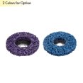thumbnail image 3 of 1PC 4-Inch Strip Disc Stripping Wheel for Angle Grinders to Remove Paint Varnish Oxidation Rust Welds for Wood Metal Work Blue, 3 of 9