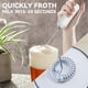thumbnail image 3 of Handheld Electric Milk Frother Mini Foam Maker Drink Mixer Whisk Beater for Coffee Latte Matcha Whit, 3 of 5