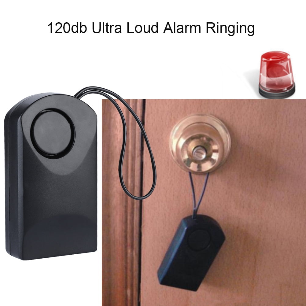 YLSHRF Security Alarm Sensor,120db Wireless Touch Sensor Anti Theft Security Alarm Loud Door Knob, Alarm Touch Sensor