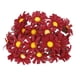 thumbnail image 2 of Paquete de 100 cabezas de flores artificiales de margaritas para bodas, fiestas y manualidades. Incluye broches para el cabello. Colores disponibles., 2 of 6
