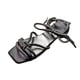 thumbnail image 2 of Sandalias planas con correa cruzada y punta abierta en la playa con cuerda y nudo de talla grande para mujer Wmkox8yii shjk2862, 2 of 2