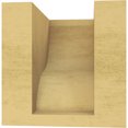 thumbnail image 4 of 4"W x 4"D x 4"H Wide Garner Rough Cedar Woodgrain TimberThane Corbel, Primed Tan, 4 of 6