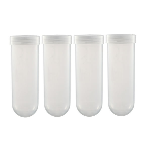Uxcell 100ml Plastic Round Bottom Centrifuge Tubes with Screw Cap 10 Pack