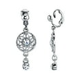 thumbnail image 4 of 1928 Jewelry Women's Crystal Clip On Drop Earrings, 4 of 4