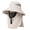Beige, variant on Sun Hat for Men Women, Breathable Adjustable Outdoor Uv Sun Protection Wide Brim Hat with Face Cover Neck Flap for Fishing Hiking Hats