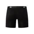 thumbnail image 4 of Adidas Men Boxer Shorts Cotton Blend Black Xxl, 4 of 6