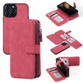 thumbnail image 1 of MesaSe Black PU Leather  13 Wallet Case 2 in 1 Wallet Protective Flip Cover with Detachable Magnetic Wallet  13 Pro, 1 of 6
