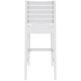 thumbnail image 5 of Pemberly Row 29.5" Outdoor Stackable Resin Bar Stool in White - Set of 2, 5 of 9