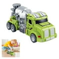 thumbnail image 3 of Kids Car Mixer Truck Transformation Robot Soldier Toy Vehicle Engineering, 3 of 9