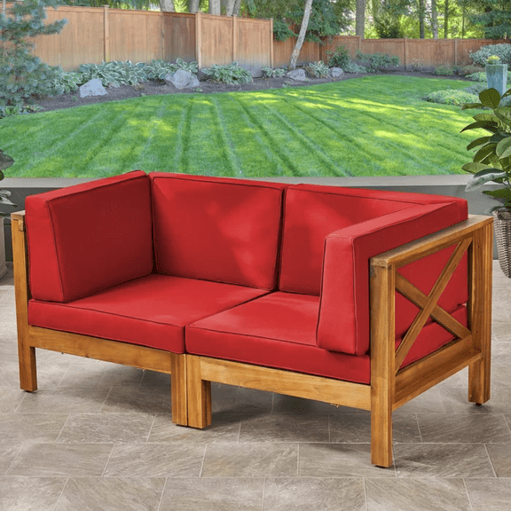 BRAVA X-BACK LOVESEAT, RED