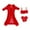 Rouge, variante sur Siruishop Pyjama de Poupée pour Fille de 11,5 Pouces sous-Vêtement de Mode Maillot de Bain Tenue pour l'Heure du Coucher Rouge