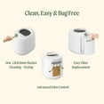 thumbnail image 5 of Vego Smart Kitchen Composter, 4L Electric Composter for Kitchen 5 Modes Weight-Based Smart Compost Bin with App Odorless Auto-Cleaning Food Waste Compost Machine Indoor, Black, 5 of 12